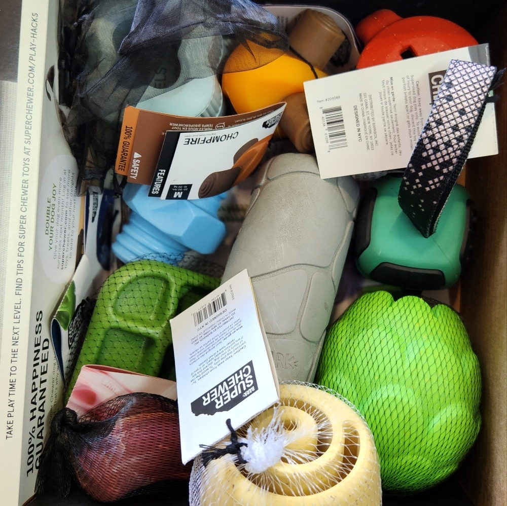 Super Chewer Dog Toys LOT